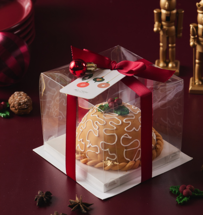 Bola de oro navideña mini